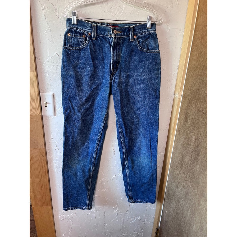 Levis 550‎ Womens Classic Relaxed Tapered Jeans Medium Wash Blue Size 8 M Cotton